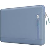 JOOEER Laptop Sleeve Hülle für 13 Zoll MacBook Air/Pro, 14 Zoll MacBook Pro, 13-14 Zoll Laptop Computer, Elegante Tragbare Schutzhülle Laptop Hülle Tasche mit Tasche, Blau