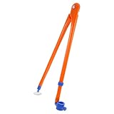 Ciieeo Lehrhilfe Zirkel aus Langlebigem Kunststoff mit Verstellbarem Radius für Präzise Kreiszeichnungen im Unterricht und Demonstrationen