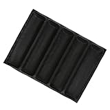 TOGEVAL Rechteckige Brotbackform aus Silikonbeschichtetem Antihaftbeschichtetem Material Baguette Backblech für Haushalt Vielseitig Einsetzbar zum Backen von Brot Kuchen und Toast