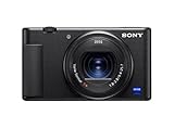 Sony ZV-1 Premium Kompaktkamera (1' Sensor, 24-70mm F1.8-2.8, 4K Video, Augen-Autofokus, neigbares Display, für Fotos und Videos)