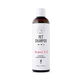 Hundeshampoo Sensitiv mit Arganöl - Kräftigendes und Pflegendes Katzenshampoo - Sanft und Hypoallergen - 250 ml