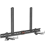 ELIVED Soundbar Halterung Universal für Soundbar mit oder ohne Montagelöcher unter 6.8kg, Soundbar Halterung am TV oder Wand, für die Montage über/unter TV, Anti-Rutsch Sockelhalter, EV5011