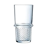 Arcoroc ARC L7335 New York Trinkglas, Wasserglas, Saftglas, 350ml, Glas, transparent, 6 Stück