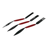 DIAMANT Polymer Stukkateureisen 20mm, Gipseisen aus legiertem Stahl, Stuckateurwerkzeug ideal für Putz-, Füll- und Ausbesserungsarbeiten (3 Stück)