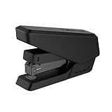 Fellowes Tacker LX840 Easy-Press Hefter mit Microban Technologie - 25 Blatt Kapazität - kompaktes Halbstreifen Heftgerät für 24/6mm und 26/6mm Hefklammern - schwarz - 1 Stück