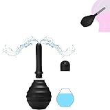 Silikon Analdusche und Vaginaldusche Analspülung Einlauf Klistier Intimdusche geeignet für anal und vaignal Darmspülung mit angenehmer Silikon Düse Vaginal Dusche