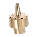 HANABASS Messing Gartenteich Sprühdüse Säulenbrunnen Nozzle Robust Installieren Wasserfester Springbrunnenaufsatz für Garten und Teichdekoration Langlebige Outdoor Dekoration