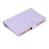 YSBRYD 16 StüCk A6 Ordner PVC Lose Blatt Beutel Beutel Dokumenten Ablage Beutel für 6 Ring Notizbuch Ordner Planer, 8 Farben
