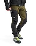 RevolutionRace Herren RVRC GP Pants, Hose zum Wandern und für viele Outdoor-Aktivitäten, Dark Olive, L