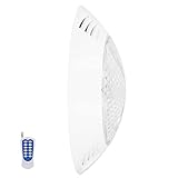 NOENNULL Schwimmbadleuchte 300LED RGB Fernbedienung Unterwasserlampe AC12V IP68 Wasserdicht 30W