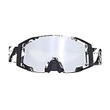 LAUDS Motorrad Brille PC Linse Klare Reit Brille Fahrrad Schutz AußEn Sport Offroad Renn ZubehöR