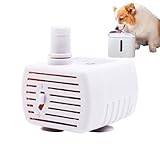 Wasserbrunnenpumpe für Haustiere, leise Pumpe für Hunde, Tauchmotor mit Licht für Fische und Aquarien