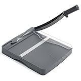 JIELISI A4 Papierschneider Papierschneidemaschine, Hebelschneider Schneidegerät Fotoschneider 300mm Schnittlänge 12 Blatt Papier für zu Hause oder im Büro