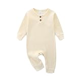KIDDLETOWN Baby Schlafanzug, Baby Schlafstrampler, Baby Pyjam, Strampler Neugeborene, Babyschlafanzug Baumwolle, Schlafanzug, Pyjamas Langarm Strampler Schlafoverall für Mädchen und Jungen