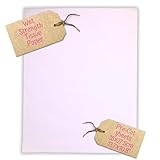 Carnival Papers Seidenpapier, nassfest, kleine Blätter, Übergröße, A4, ideal für Gel-Druck, gemischte Medien, Ton-Tracking, superstarkes weißes Seidenpapier