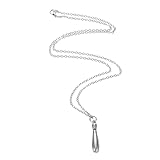 Outanaya Bowling Halskette Herren Kreative Kettenanhänger Langlebige Legierung Sportschmuck Geschenk für Bowlingfans und Freunde