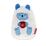 Legami - SOS Winter, Handwärmer, aus Polyester, PE, Yeti Thema, geeignet für kalte Hände, zum Betätigen der Metallplatte, Dauer 30 Minuten, wiederverwendbar, 8 x 10 cm, Weiß