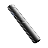 Presentation Clicker, Wireless Presenter-Präsentationsfernbedienung, Presenter mit Laserpointer Präsentation, 2,4 GHz Kabelloser Presenter Pointer für Lehrer, Büro, Besprechungen, Berichte (Schwarz)