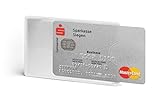 Durable Kreditkartenhülle (mit Rfid Schutz, RFID Blocking, Beutel à 3 Kartenhüllen) transparent, 890319