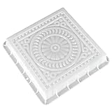 DINESA Quadratische Betonform DIY Pflasterform aus Kunststoff, Simulation, Beton, Ziegel, Landschaft, Pedal, Stein, Garten, Wegform