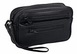 AVANCO Leder Handgelenktasche für Männer aus Rindleder 23- (03A) Herrentasche echtes Leder Tasche Bag Neu