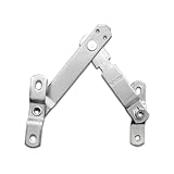 NOPOXA Verbesserter Edelstahl-Fensterstopper, Fenstersicherung, mühelose Installation, erhöht die Fenstersicherheit