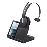 Yealink WH64 Workstation DECT Wireless Headset with 4' Touch Screen,Mono