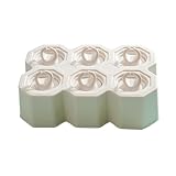 Selbstgemachte Eisformen, Set mit Eisformen, Popsicle-Hersteller, wiederverwendbar – 6 Gitter, Eiscreme-Form, einfach zu lösende Eismaschine für Lutscher