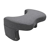 Zisemeil Laptop-Schreibtisch-Lesekissen, Ergonomische Memory-Schaum-Unterstützung für Handgelenke und Arme, mit Kompaktem Design für Gaming, Lesen, Lernen, Arbeiten Im Bett oder auf der