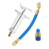 Bohany Auto-AC-Öleinspritzdüsen – Kälteölfüller für Fahrzeuge, druckbeständiger Kälteflüssigkeitseinspritzer für Wohnmobil, Automobil, LKW, Werkstatt, Industrie, Garage