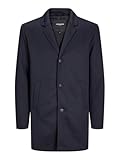 JACK&JONES Herren JJCHUCK Coat Mantel, Dark Navy, L