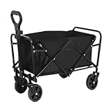 Tragbarer faltbarer Wagen – Strandwagen, Campinganhänger, faltbarer Picknickwagen für Outdoor-Aktivitäten, robuster Mehrzweckwagen für Kinder und Ausrüstungstransport