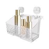 Generisch Duschregal mit Saugnapf, Duschorganisator mit Saugnapf - Wandmontierter Aufbewahrungskorb - Küchenregal ohne Bohren zum Würzen, Badezimmer-Organizer mit Abflusslöchern