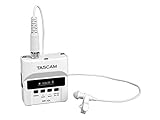 Tascam DR-10L/LW Digitaler Audio-Recorder mit Lavalier-Mikrofon – Weiß – Modell DR-10LW