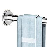 Ausziehbar Vorhangstangen Edelstahl Teleskopstange Ohne Bohren Duschvorhangstange für Terrasse Glasschiebetür Wohnzimmer(140-190cm)