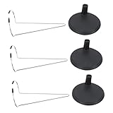 VICASKY 3st Stützrahmen Für Puppen Displayhalter Für Minipuppen Puppenbasis Figurenständer Plüsch Figuren Unterstützen Gestell Puppenkörper Aufhänger Puppenhalterung PVC Black