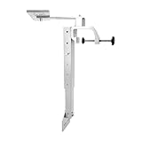 Fischfinderhalterung, Tiefenmesser Halterung 360° Schwenkbarer Aluminium Fischfinder Höhenverstellung Für Meereskajak Boot Süßwasserangeln