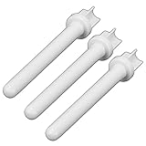 LUCKDANO 3pcs Nähmaschine Spulen Weiße Plastik -Schneiderzubehör Handwerkliche Enthusiast