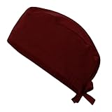 Calot Chirurgische Pour Femme – Casquettes De Chirurgien En Coton Chapeau De Travail | 40 g Casquette De Gommage | Couvre-Chef Chirurgische Antidérapant, Bonnet D'infirmière, Bonnet De Gommage