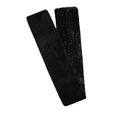 KESOTO Sattelgurt Schoner Pferd Gurtüberzug Bauchschutz Schutzpolster mit Schweißabsorbierender Funktion Einfach Anzulegen für Ausritt Schule Eventing, Schwarz