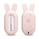 Suavinex, Badethermometer Baby +0 Monaten, Wasserthermometer, Ohne Quecksilber, Präzise und mit Farbskala, Robust und Einfach zu Dedienen, Dreams Rosa