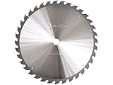 Kreissägeblatt Holz Ø 400mm x 30mm HM 36 Zähne - Diamantschliff - inkl. 4 Reduzierringen.