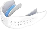 Shock Doctor Unisex – Erwachsene Superfit Mundschutz, Weiss, One Size
