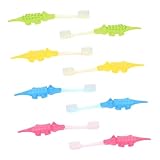 UTHCLO 8 Stück Kinderzahnbürste mit Weichen Borsten Cartoonförmiges Design Sanfte Reinigung Zahnpflege für Kleinkinder Langlebig und Sicher für Empfindliche Babyzähne