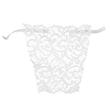 Junhasgood Haus Damen Anzug Gefälschte Kragen Spitze Dekolleté vermeiden Sie Störungen des Garderobe Halsband verstellbare Kragen Hemdkragen Einsatz Damen Glitzer (A, One Size)