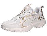 PUMA Damen Milenio Tech WMNS Dayinight Sneaker, Vapor Gray Gold Warm White, 38 EU