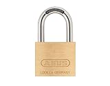 ABUS Titalium Vorhängeschloss mit Schlüssel gleichschließend, Bügel-Ø 5mm x 19mm