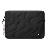 tomtoc Gesteppte Laptop Tasche Hülle für 15-Zoll MacBook Air M3/A3114 M2/A2941 2024-2023, 2024 15' Microsoft Neu Surface Laptop Copilot+ PC, 15' Surface Laptop 6/5/4/3, Quilted Design Laptophülle