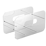 Aufbewahrung von Papiertabletts, Spender für runde oder quadratische Tabletts aus Schaumstoff und Papier – Halterung aus Acryl für Besteck und Servietten, geeignet für Wohnmobile