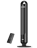 Dreo 23dB Leiser Turmventilator, Fernbedienung für Schlafzimmer, Tower Fan mit 4 Geschwindigkeiten, 3 Modi, 9,8 m Windreichweite, 8H Timer, 90° Oszillierend für Wohnzimmer